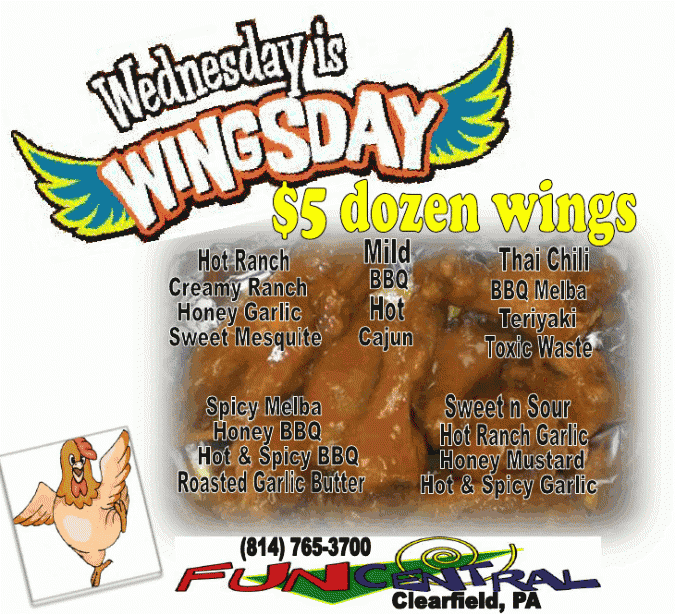Wingsday! Fun Central, Inc.